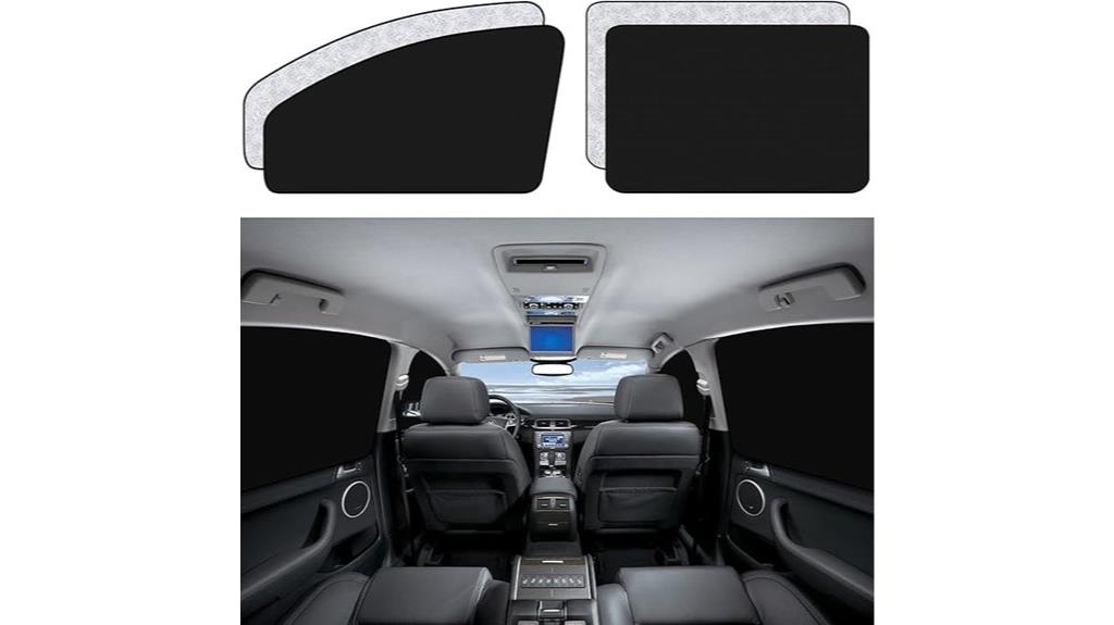magnetic privacy sunshade set