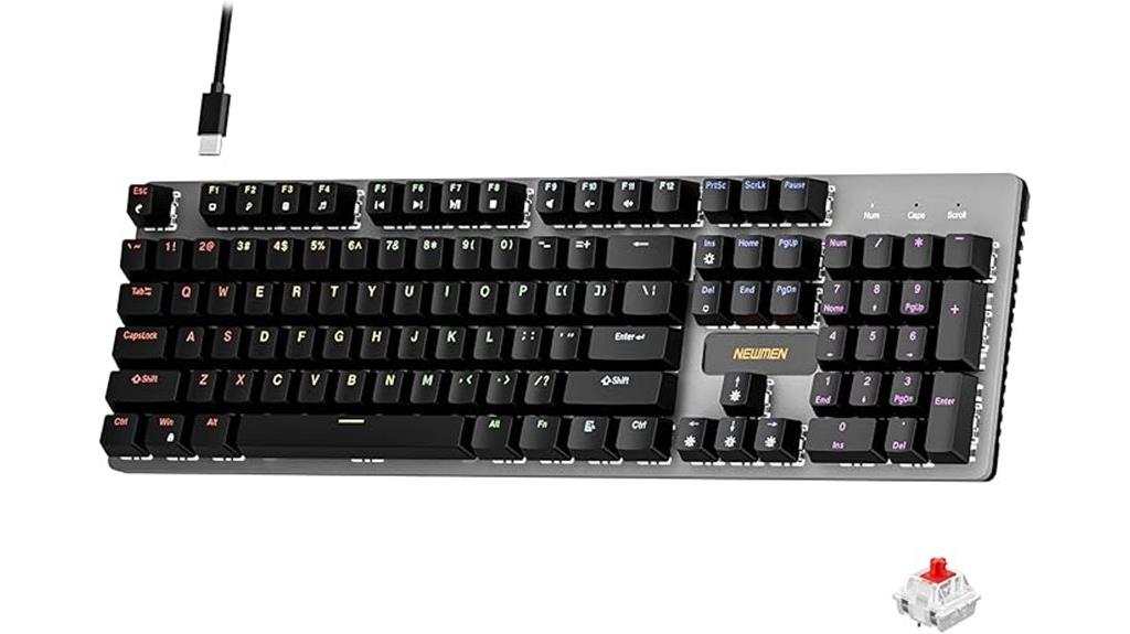 mechanical rgb backlit keyboard