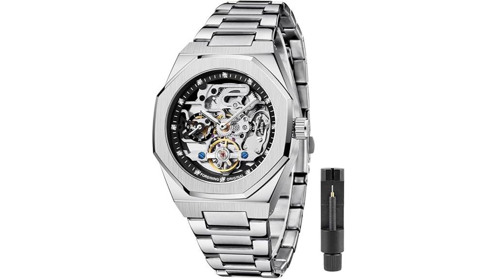 mechanical skeleton watch