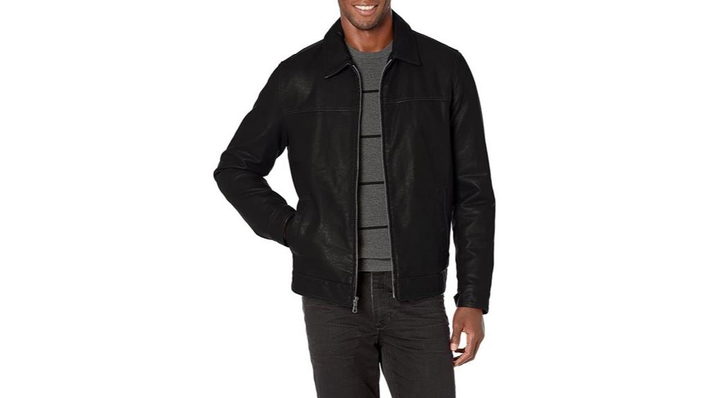 men s classic faux leather