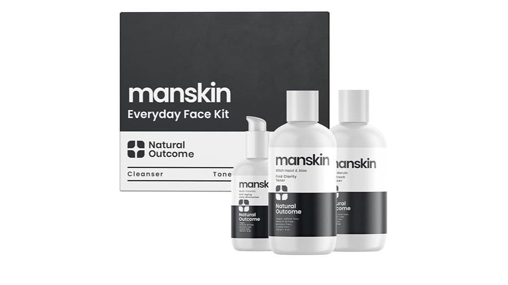 men s natural skincare set