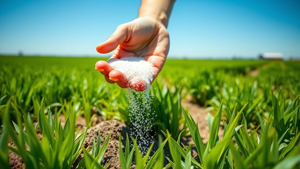 minimize nitrogen leaching loss