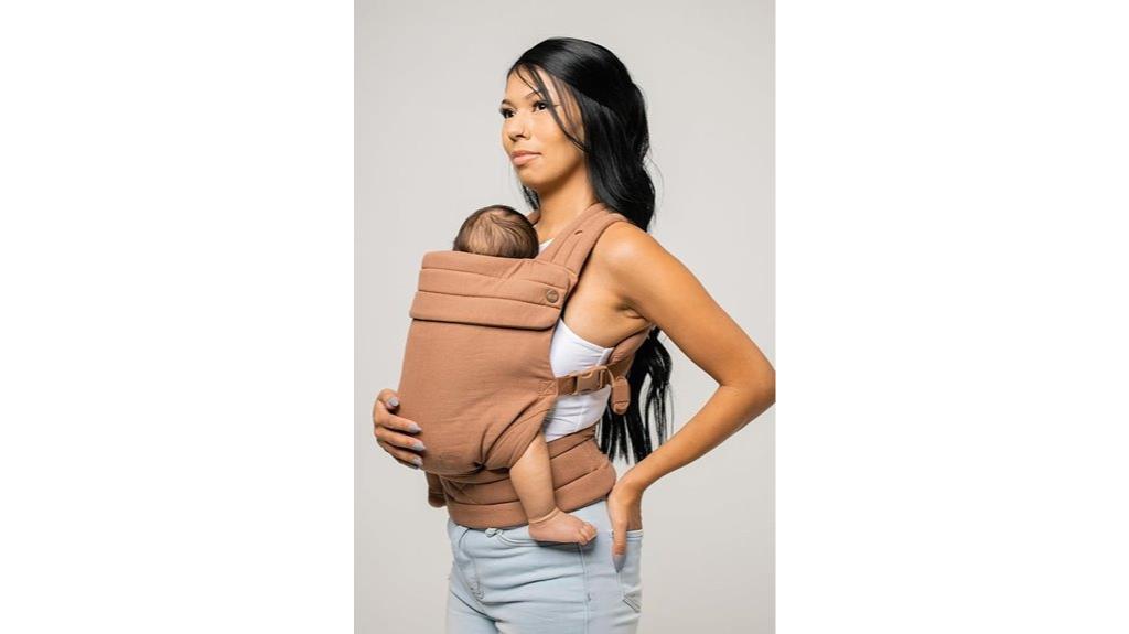 mocha ergonomic baby carrier