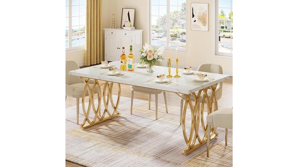 modern dining table for six