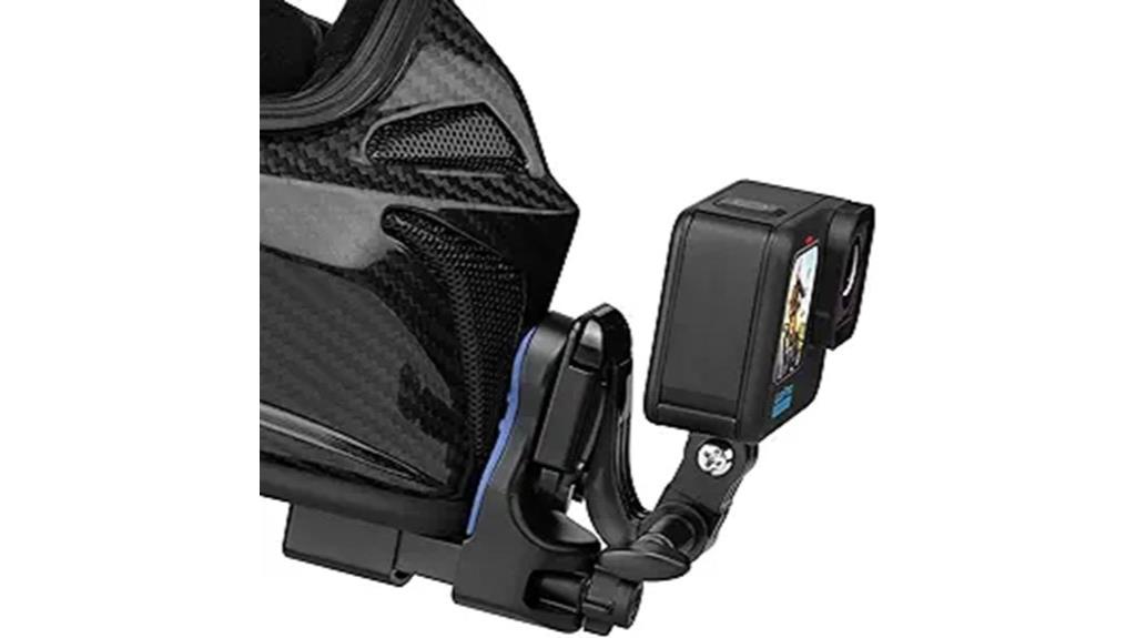 motorcycle helmet chin mount