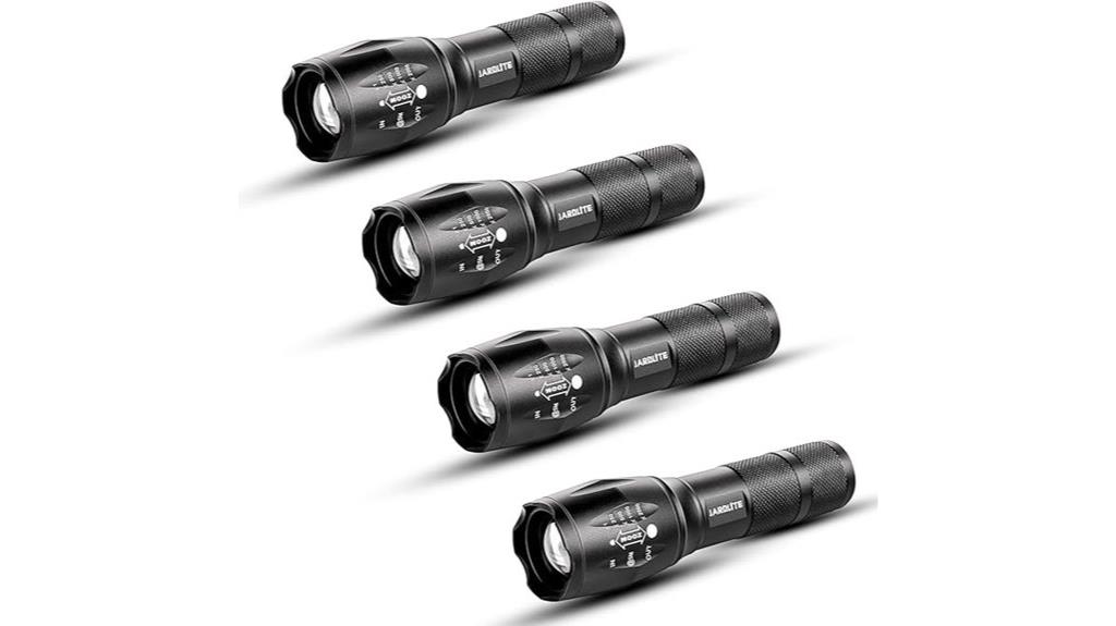 multi mode water resistant flashlights