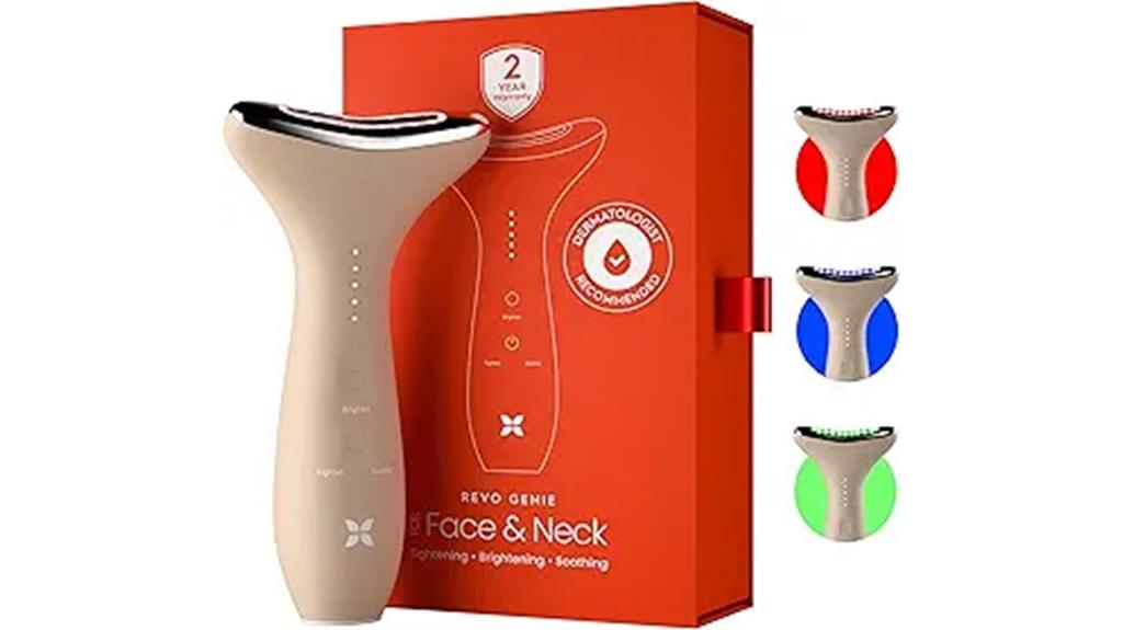 multifunctional facial massager with heat