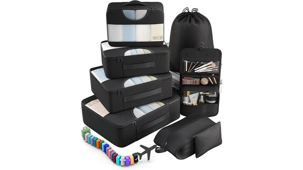 multiple pack travel cubes
