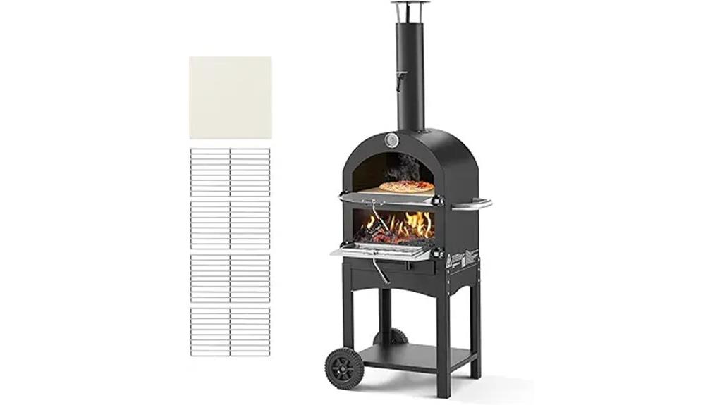 outdoor 12 inch pellet oven