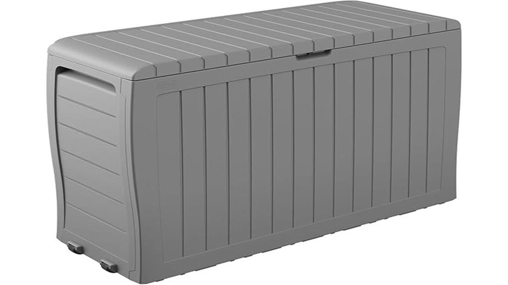 outdoor resin storage box