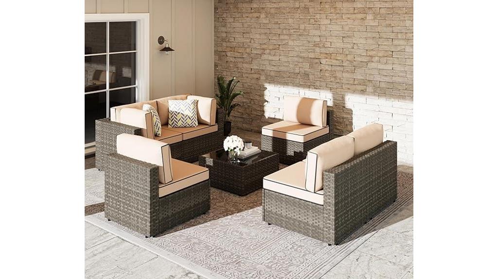 outdoor sectional patio sofa