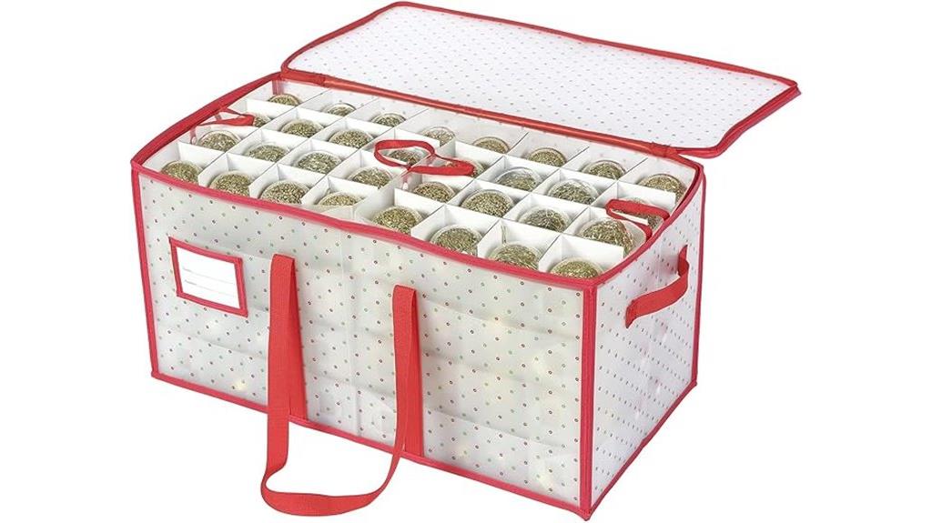 plastic christmas ornament box