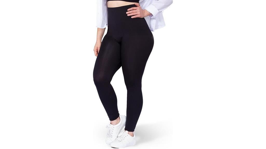plus size tummy control leggings