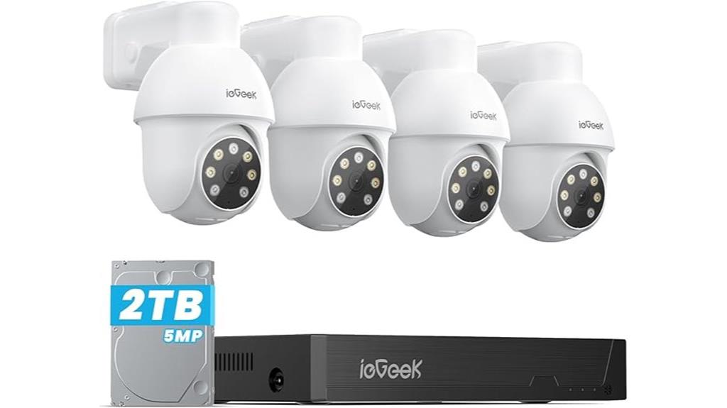 poe 8 channel camera system