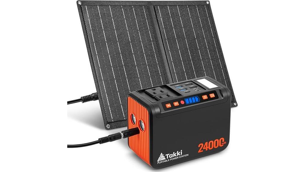 portable 120w solar generator