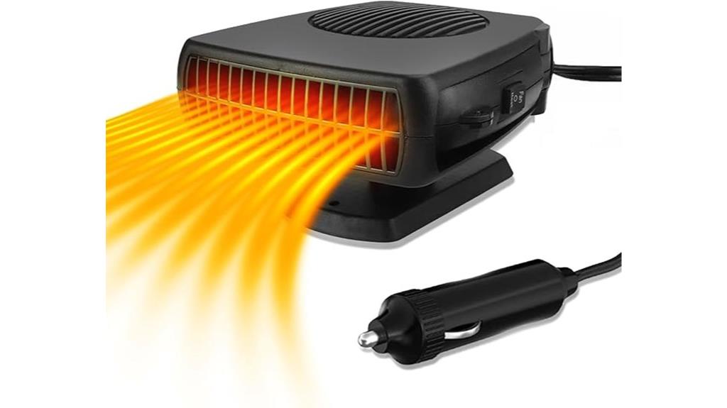 portable 200w car heater