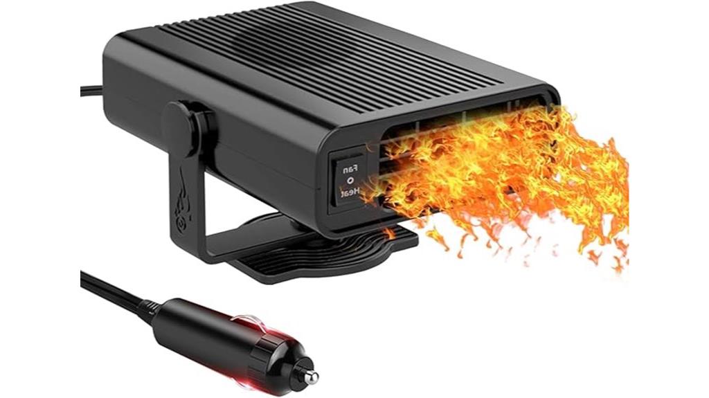 portable 200w car heater