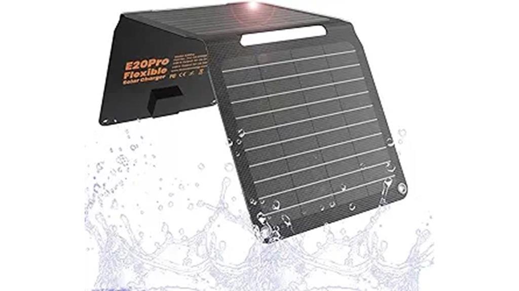 portable 20w foldable solar
