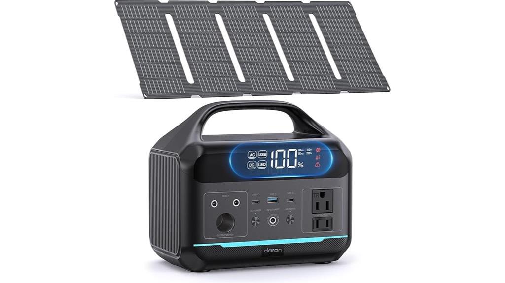 portable 300w solar generator