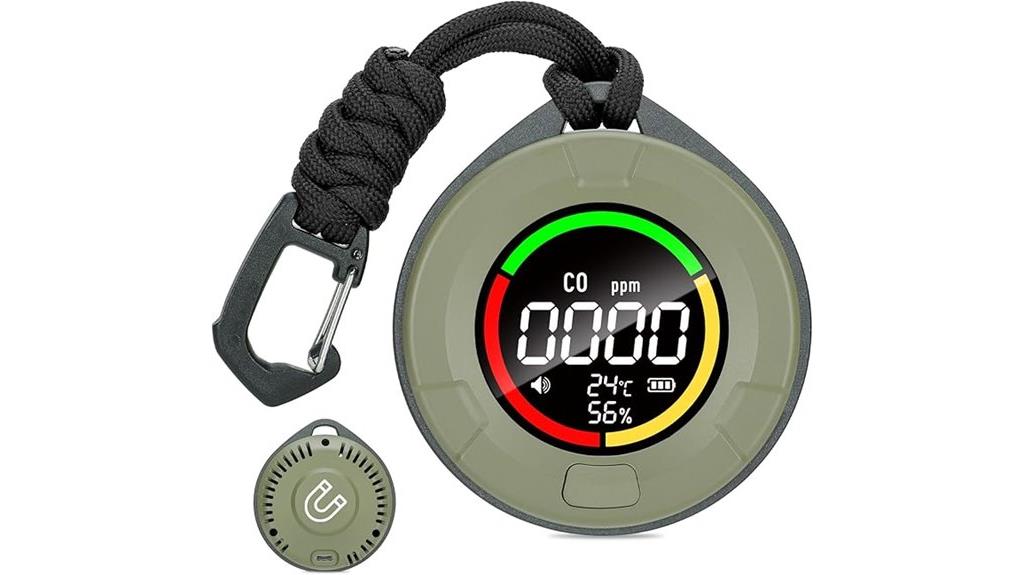 portable 3 in 1 co detector