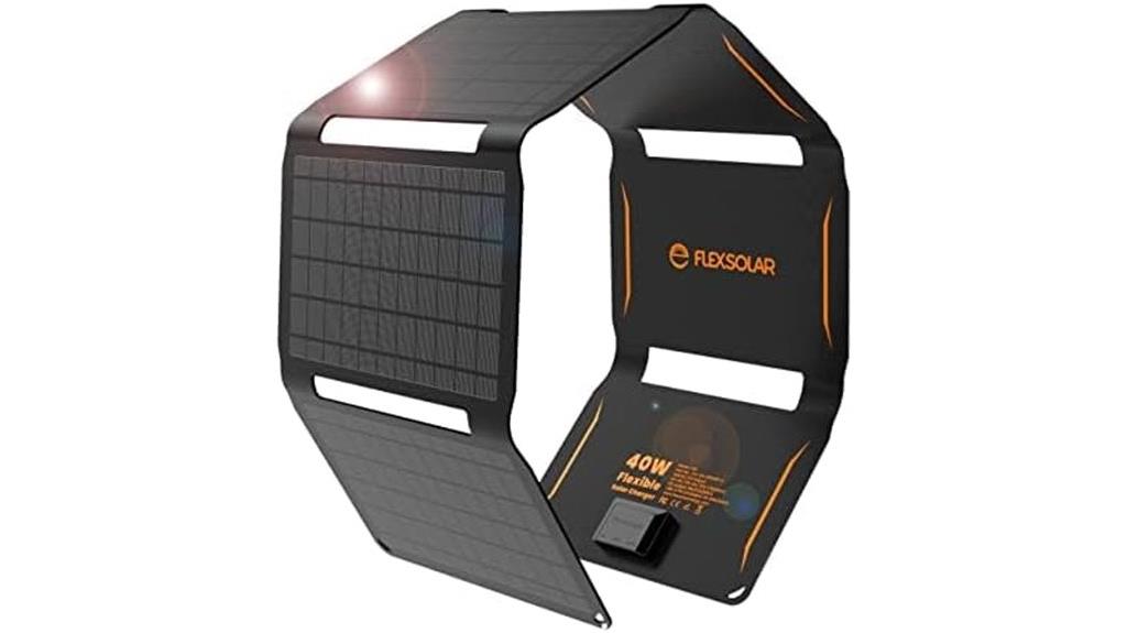 portable 40w folding solar