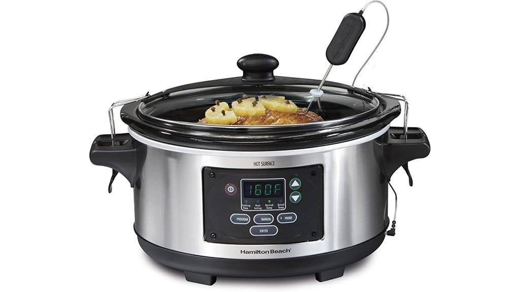portable 6 quart slow cooker