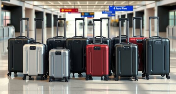 portable battery carry on suitcases