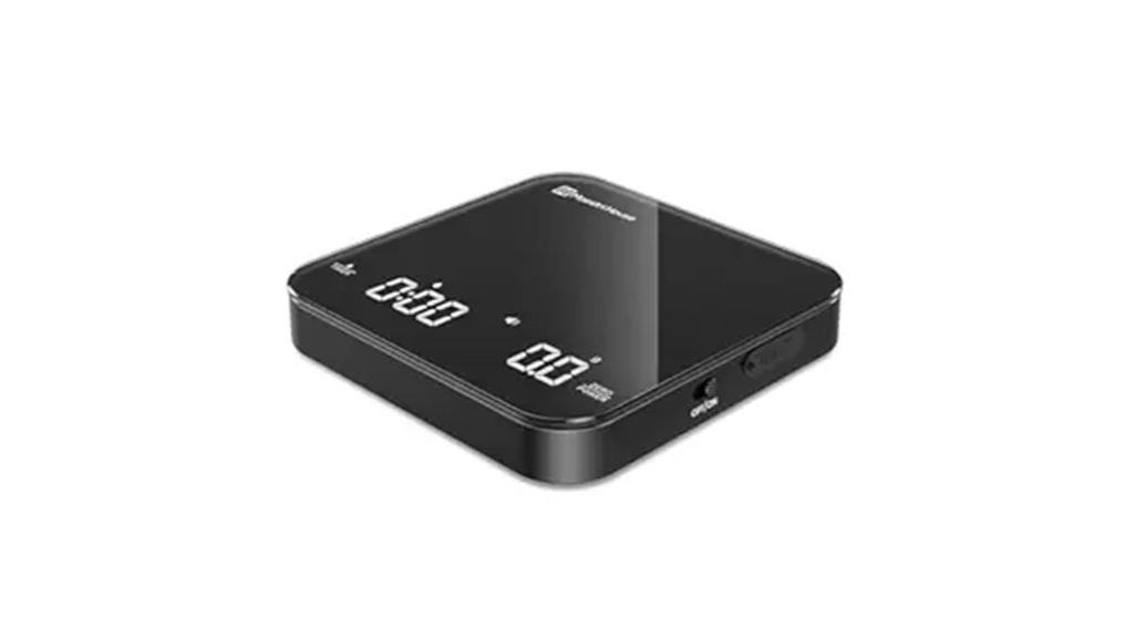 portable coffee scale with timer