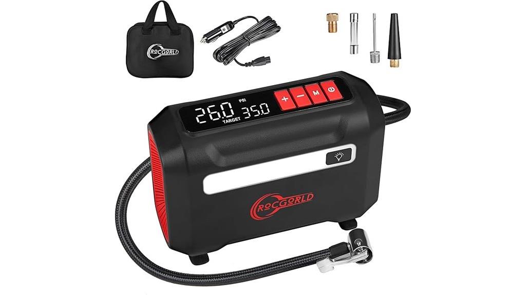 portable compressor with digital