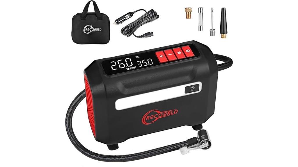 portable digital air compressor