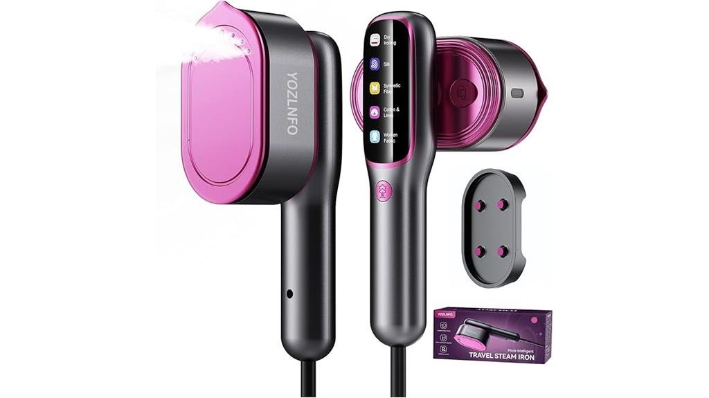 portable dual purpose garment steamer