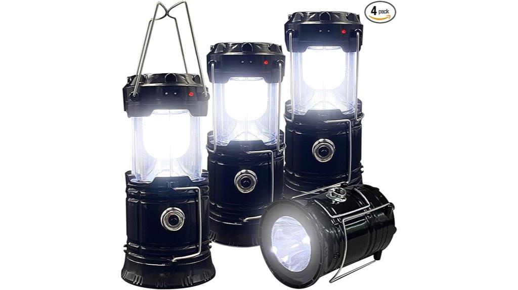 portable led lantern set