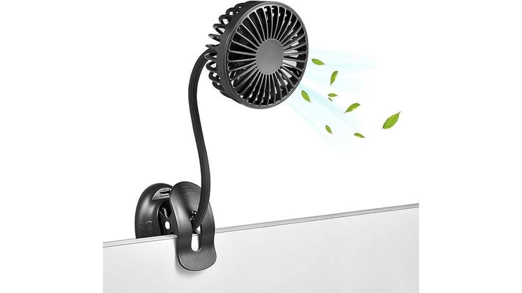 portable rechargeable desk fan