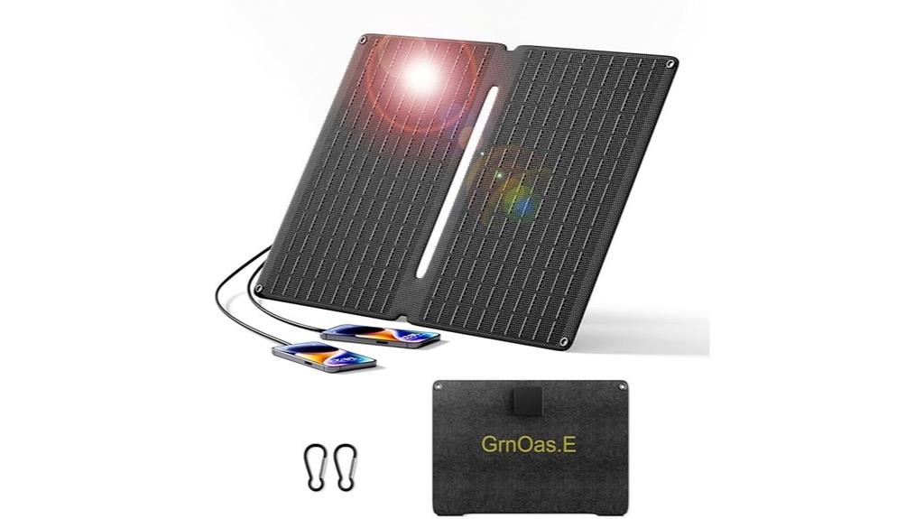 portable solar charger power