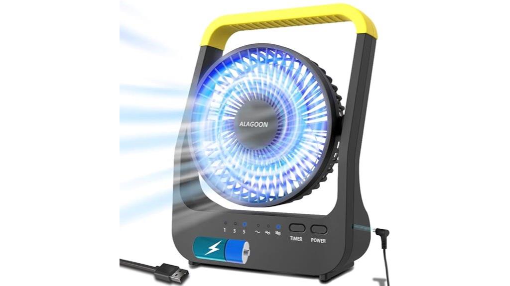 portable usb desk fan