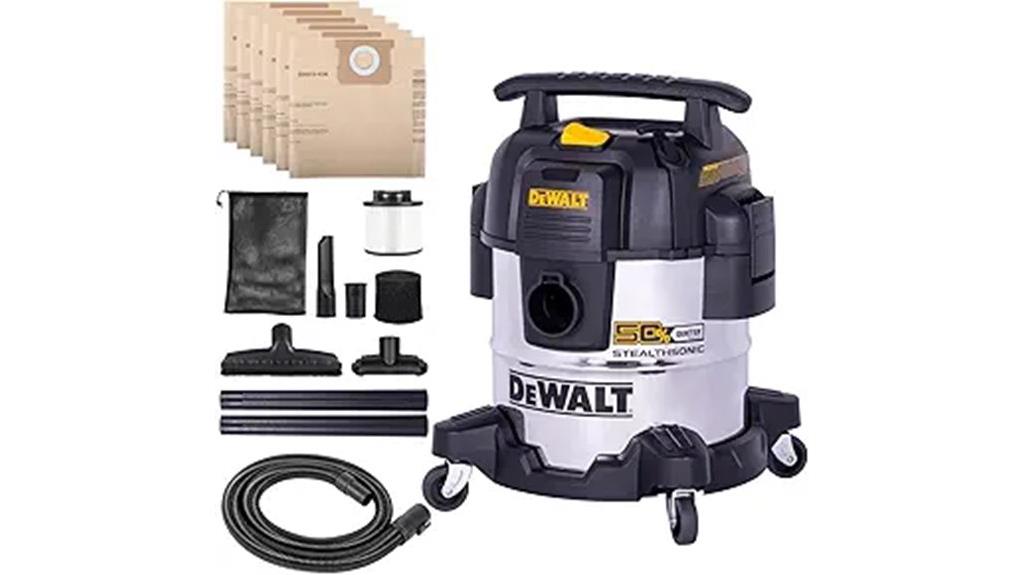 powerful 5 gallon wet dry vacuum