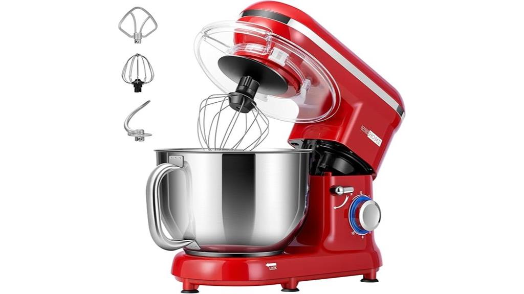 powerful 6 quart kitchen mixer