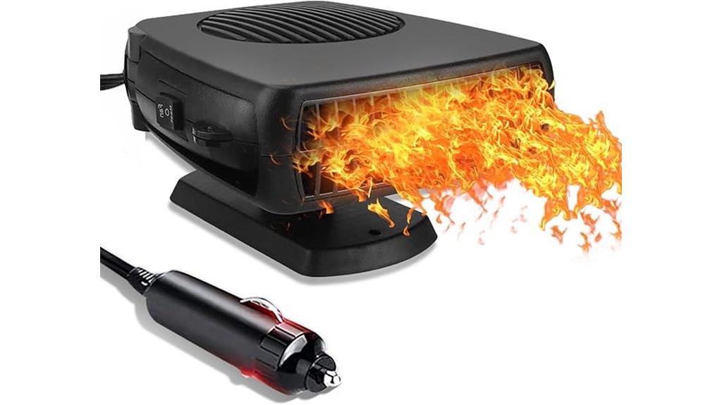 powerful fast heating fan