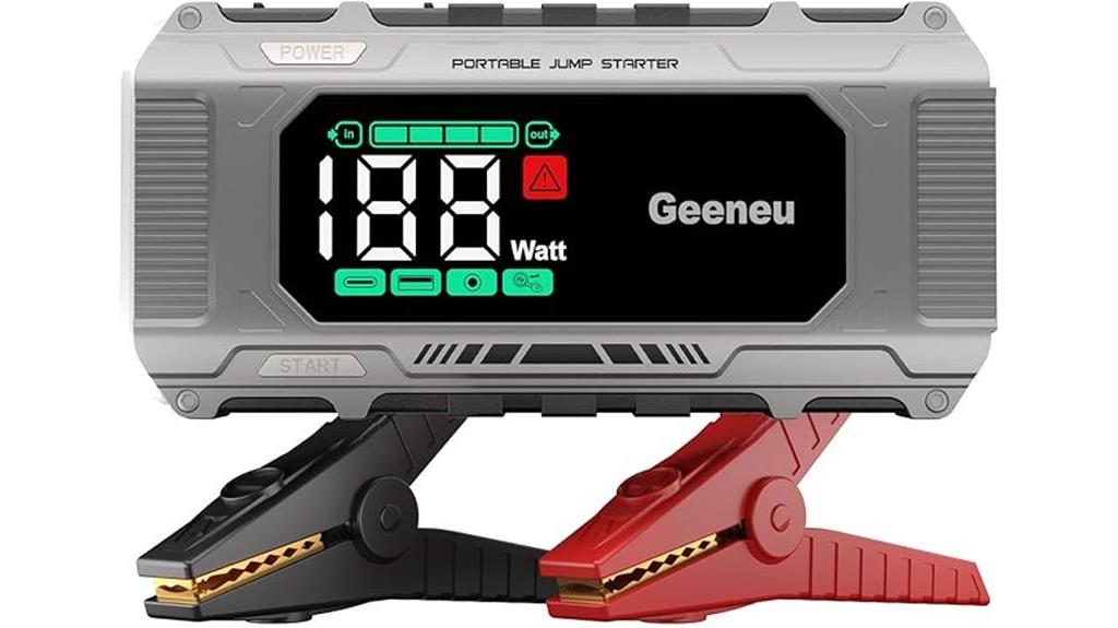 powerful portable car jump starter
