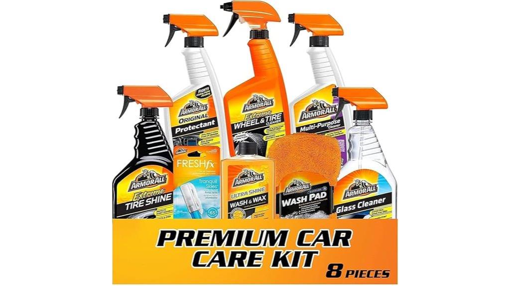 premium 8 piece car care