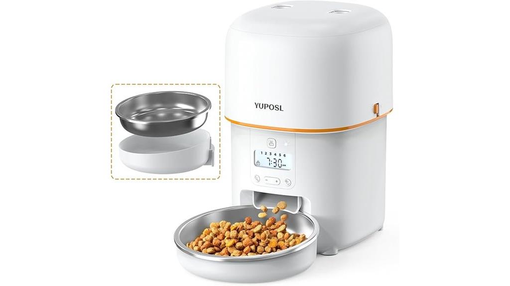programmable automatic cat feeder