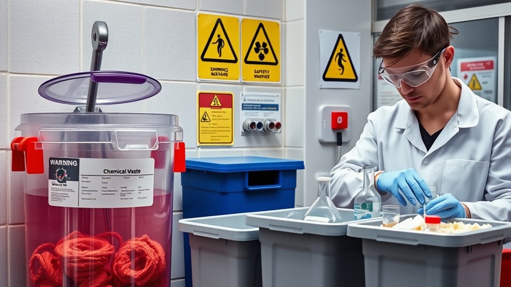 proper chemical waste disposal