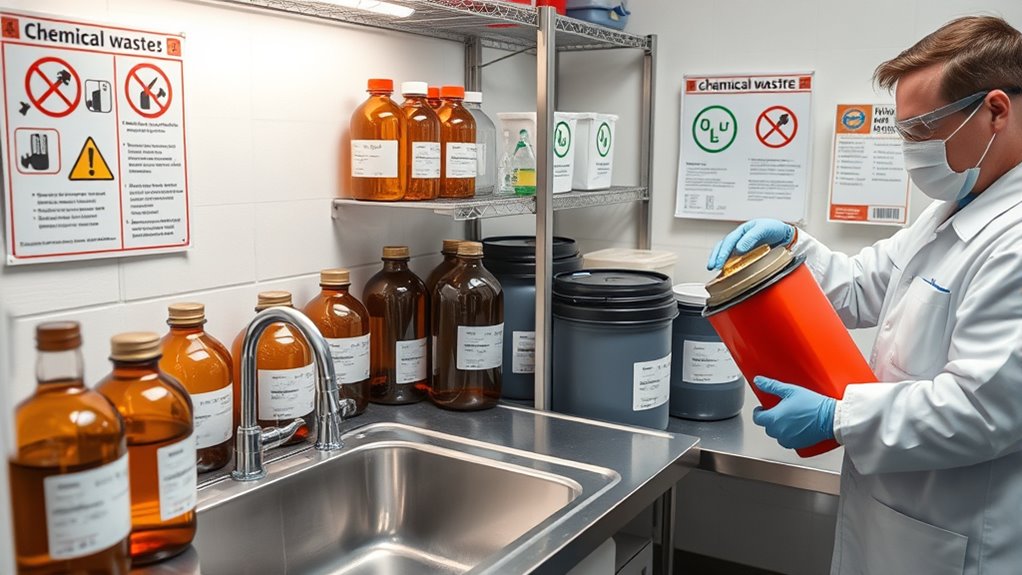 proper chemical waste disposal