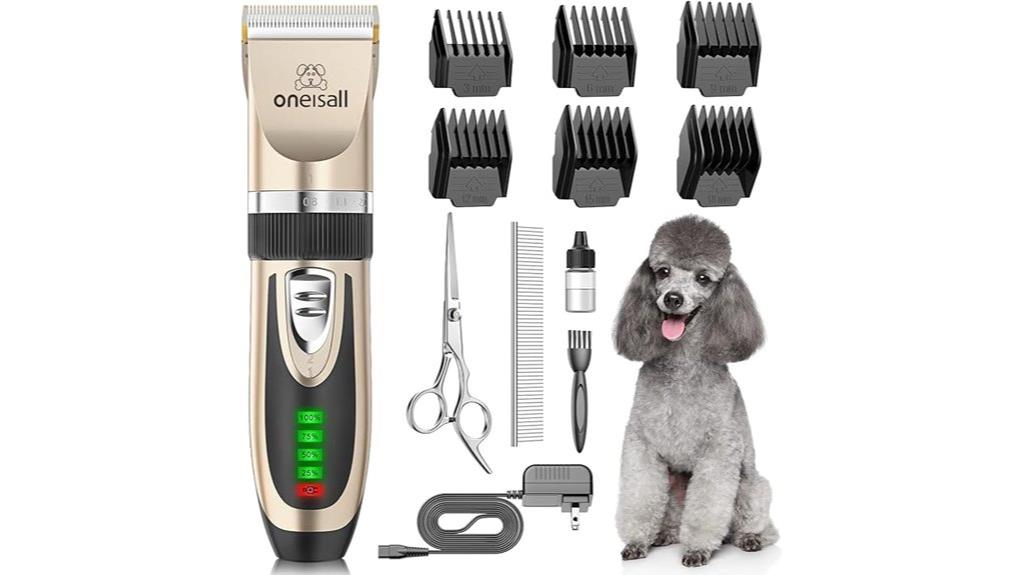 quiet 2 speed dog clippers
