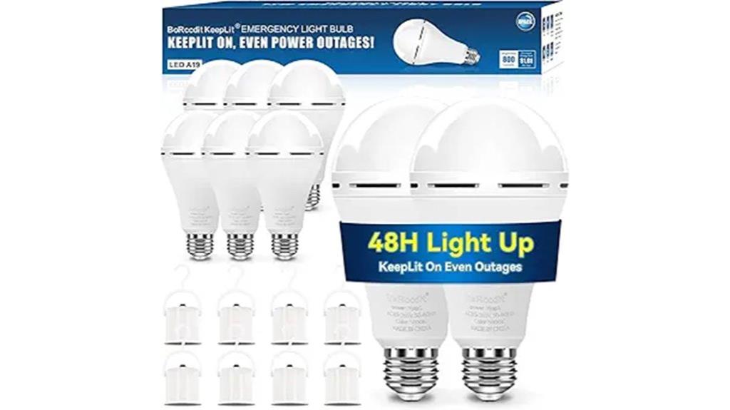 rechargeable led bulb pack
