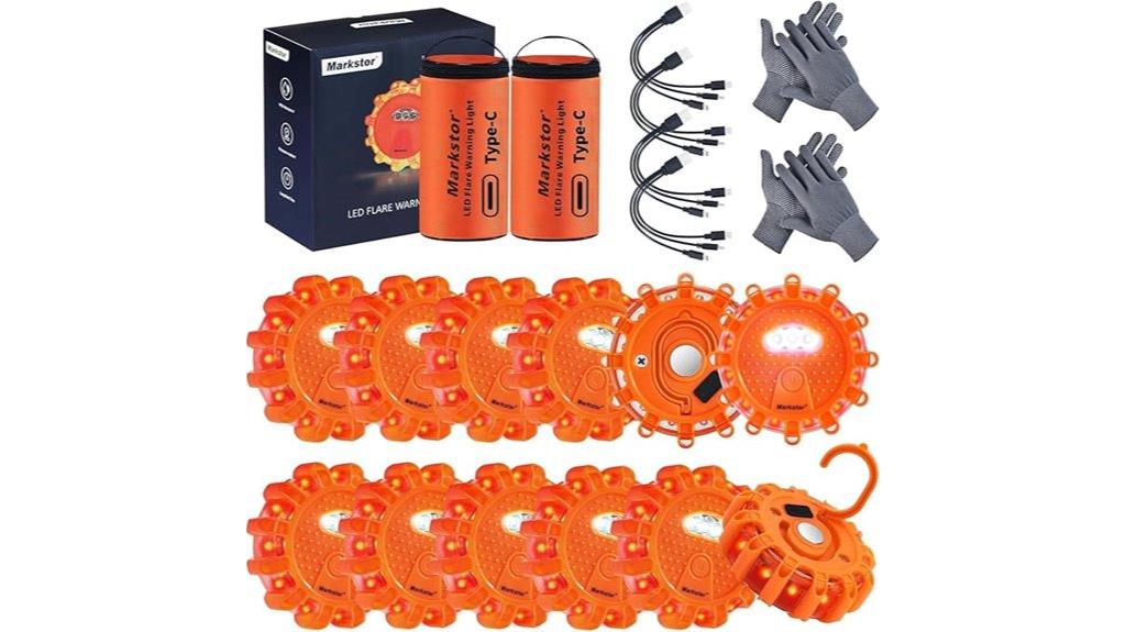 rechargeable led flare kit