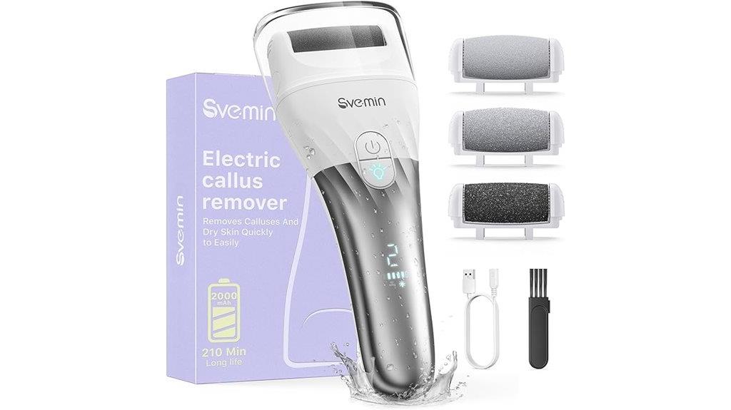 rechargeable waterproof pedicure kit