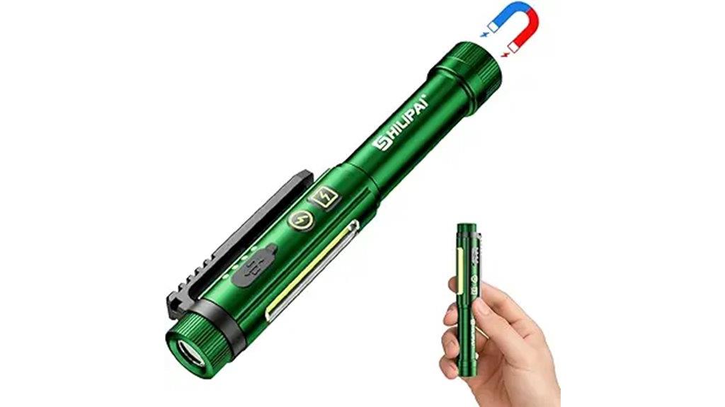 rechargeable waterproof pocket flashlight