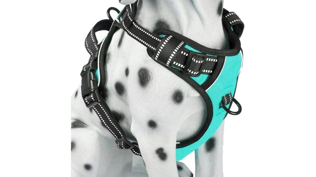 reflective adjustable dog harness