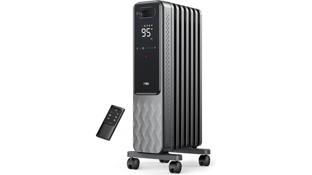 remote controlled oil heater